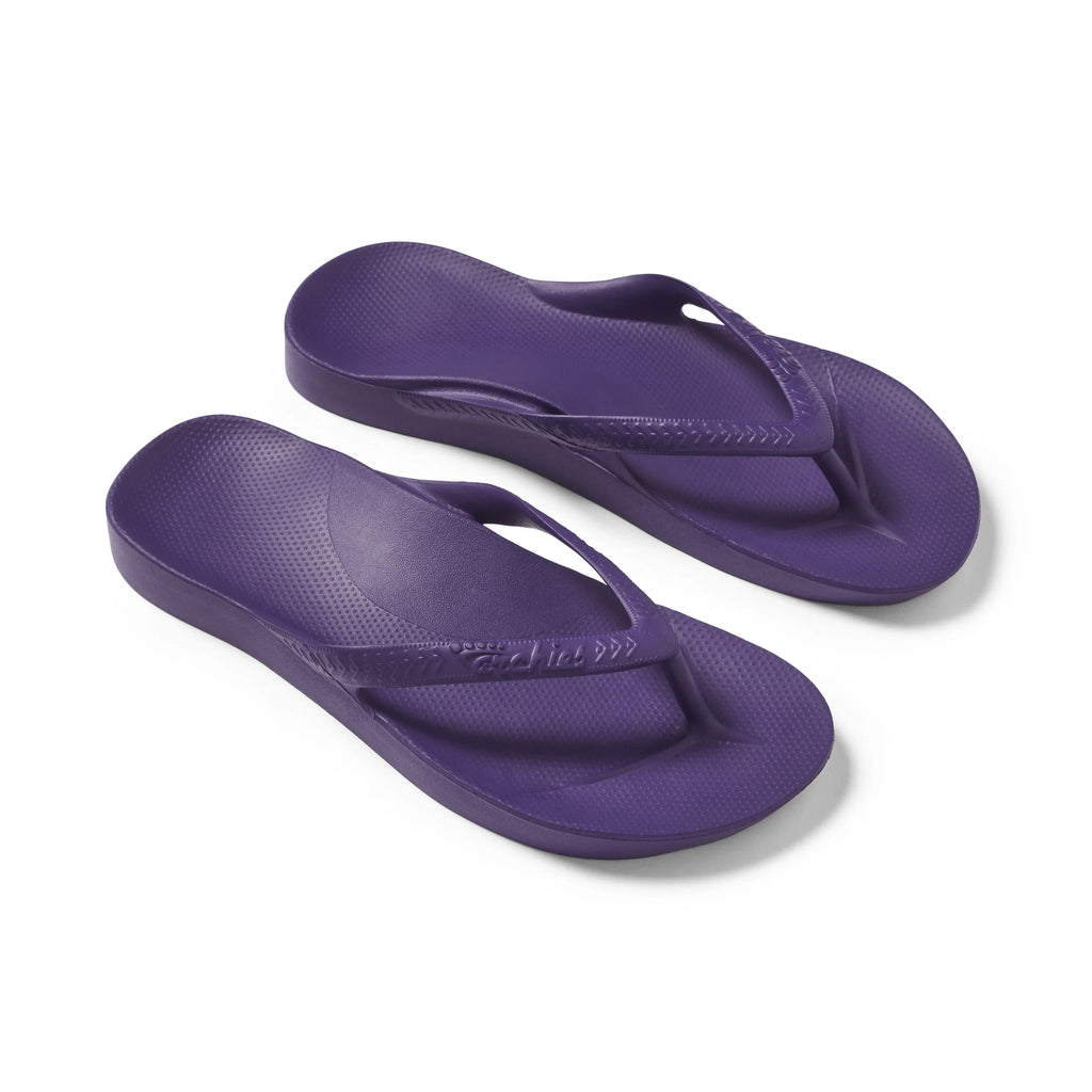 Arch Support Flip Flops - Classic - Acai Purple