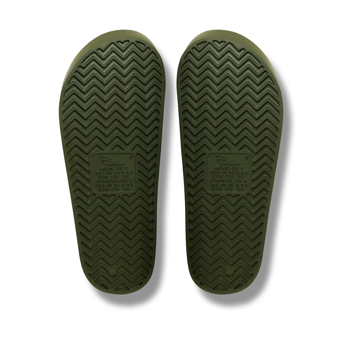 Olive Slides with Classic Arch Support