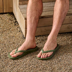 Arch Support Flip Flops - Classic - Olive