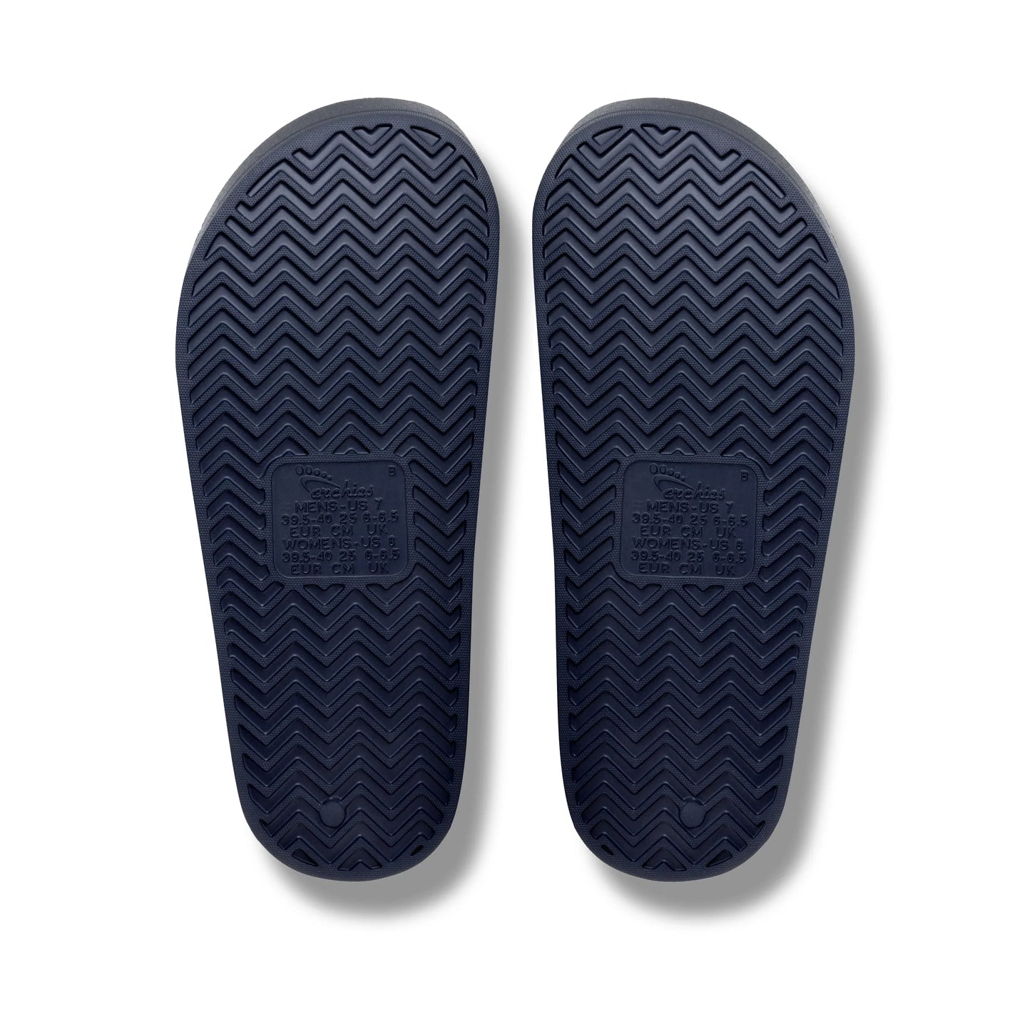 Navy Slides with Classic Arch Support